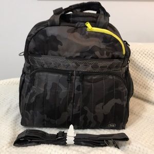 Large Camo Weekend Bag with Sooo Many Pockets